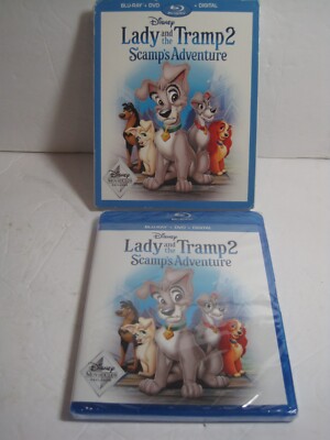 NEW SEALED Disney Lady and the Tramp 2 scamp's Adventure Adventure (Blu-ray)