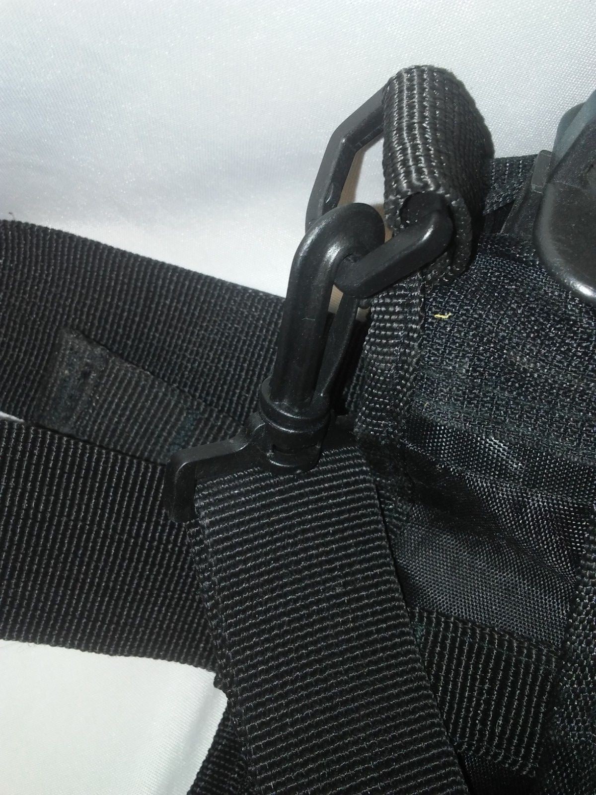 AMITIZA SHOULDER BAG monster zipper Advertising Pharmaceutical rep bag black