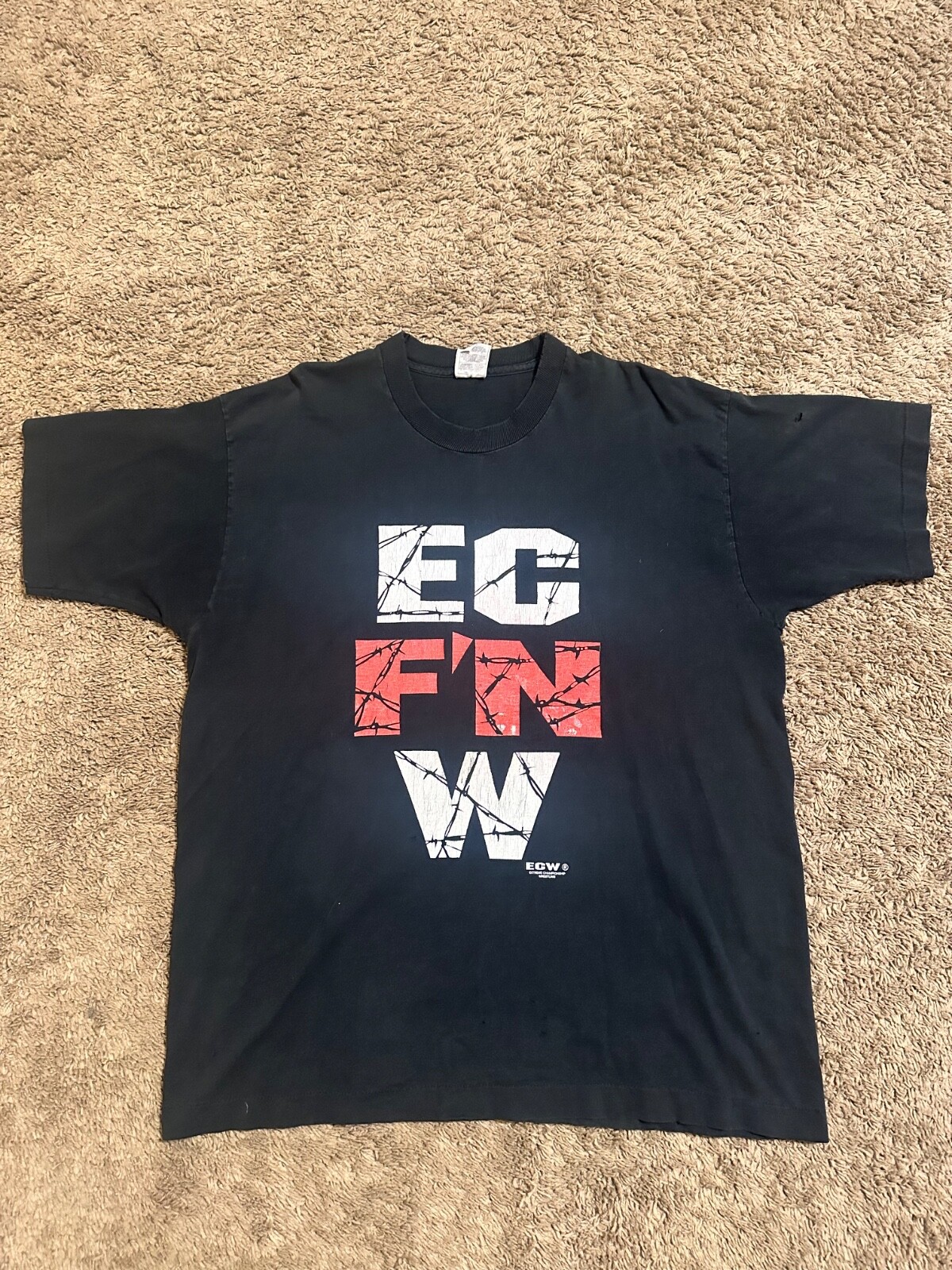 Vintage Ecw Wrestling “ec F'N w” shirt 90s size Xl | eBay
