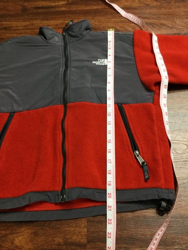 THE NORTH FACE Youth/Juniors Red Full Zip Jacket Size M Approach Fleece Coat
