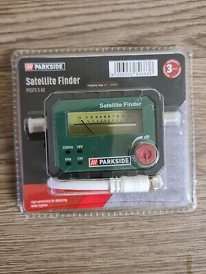 Parkside Satellite Finder - FIND THE BEST SIGNAL NEW SEALED