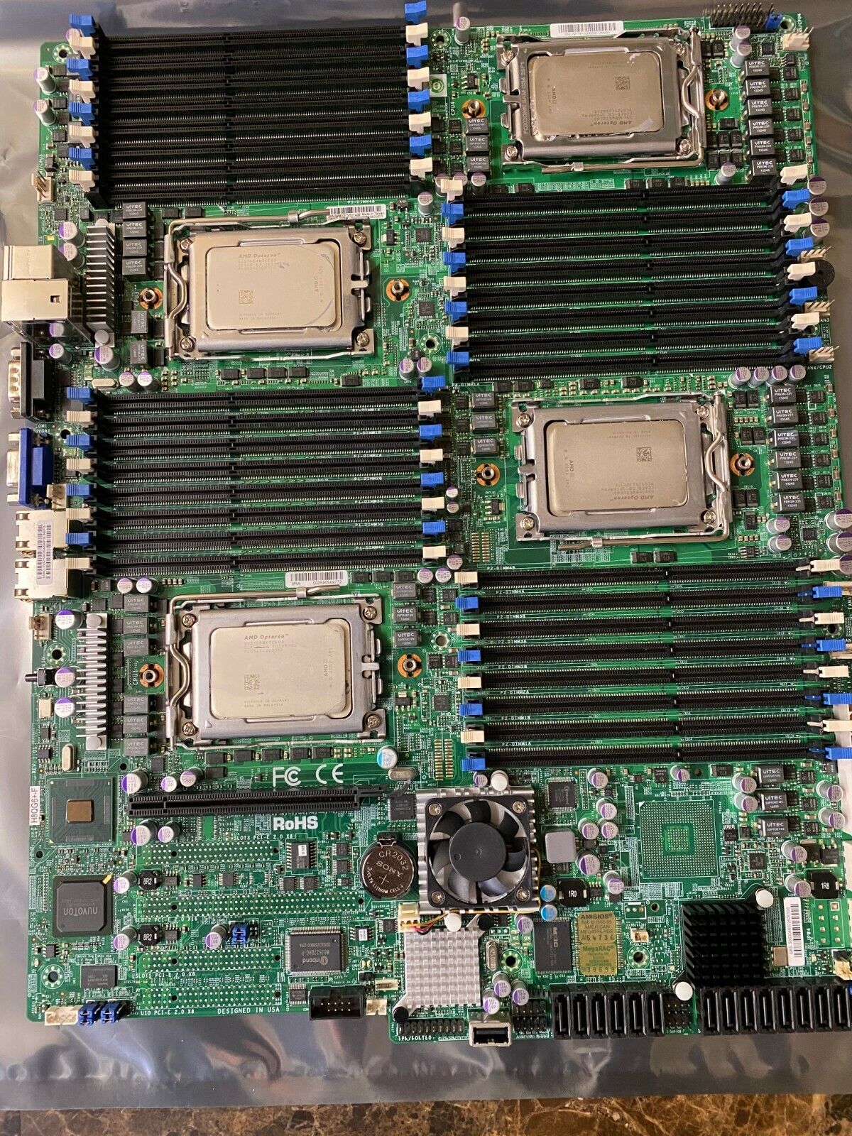 Supermicro H8QG6-F Quad Socket G34 4x AMD 6168 Processor Supermicro H8QG6-F Quad Socket G34 4x AMD 6168 Processor