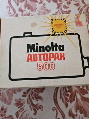 NEW IN BOX 1966 Retro Minolta Autopak 500 126 Film Camera NEW IN BOX Wowww