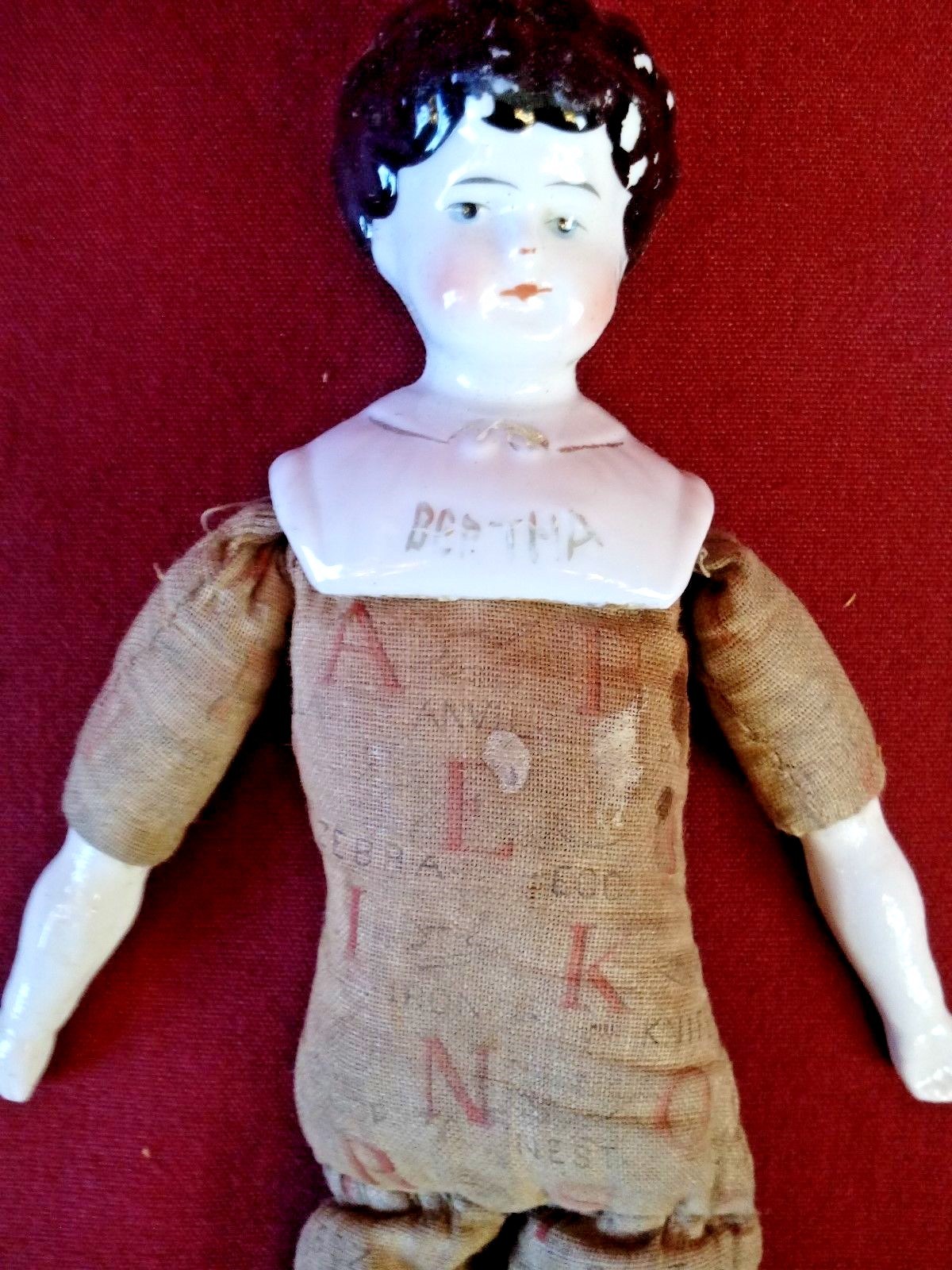 Antique Hertwig Doll 1880's - 90's Germany Bertha 8 1/2