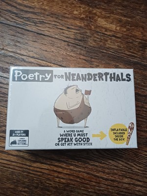 Poetry For Neanderthals Team Card Game. From Makers of Exploding Kittens Sealed
