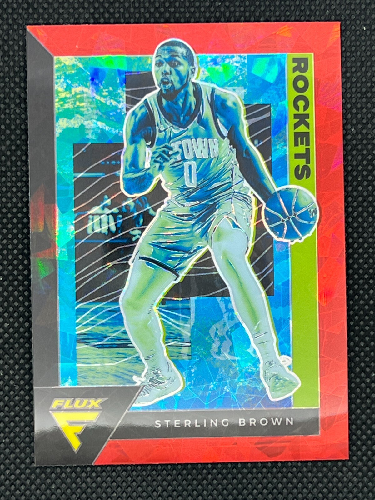 2020-21 Flux Red Cracked Ice Sterling Brown #66 Rockets 32G 2020-21 Flux Red Cracked Ice Sterling Brown #66 Rockets 32G