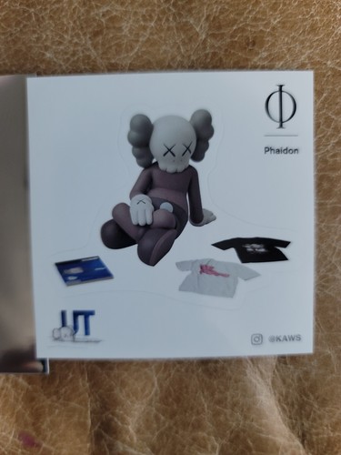 Exclusive BROWN KAWS x Uniqlo UT 2023 Phaidon Stickers | eBay
