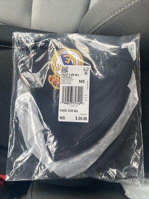 Adidas Football Real Madrid Face Mask Black M/L 3-Pack HB5042