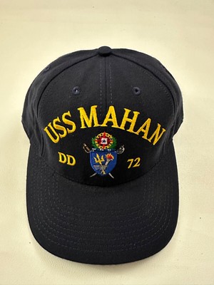 New The Corps USS Mahan DDG 72 Logo Blue Baseball Cap Hat One Size