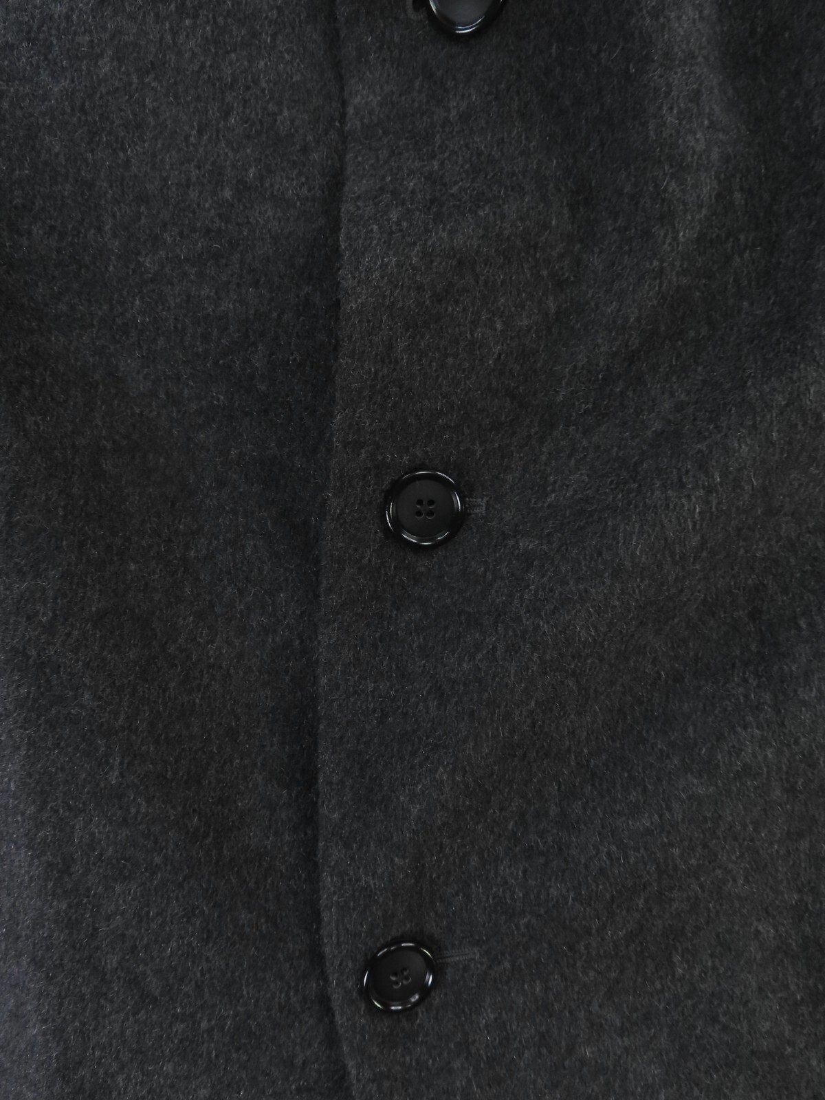 Pre-owned Jos. A. Bank Jos A Bank Over Coat Jacket Mens 50r Charcoal Gray 100% Cashmere