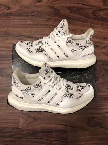 ★アディダス★Ultraboost DNA X Disney★White/White/Blue Adidas UltraBoost DNA x Disney Sport Goofy Pack -White