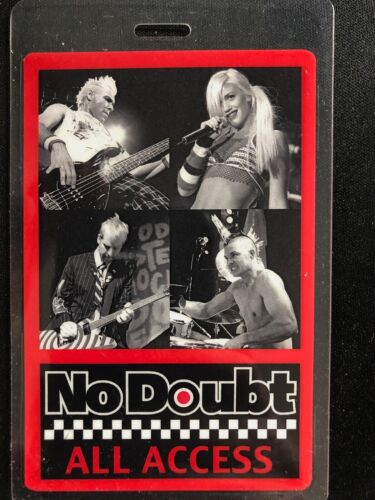 NO DOUBT Backstage Pass Laminate ALL ACCESS