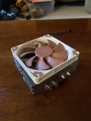 Noctua NF-A9x14 PWM, Premium Quiet Fan, 4-Pin (92x14mm, Brown) with Heatsink