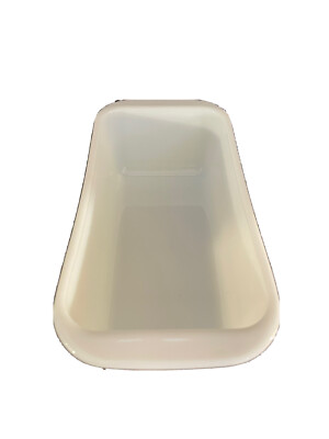 Vintage Pyrex Opal White Milk Glass Loaf Pan #  213  22 X 11 cm
