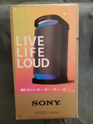 New & Sealed Sony SRS-XP500 Wireless Bluetooth Party Karaoke Speaker Free Ship