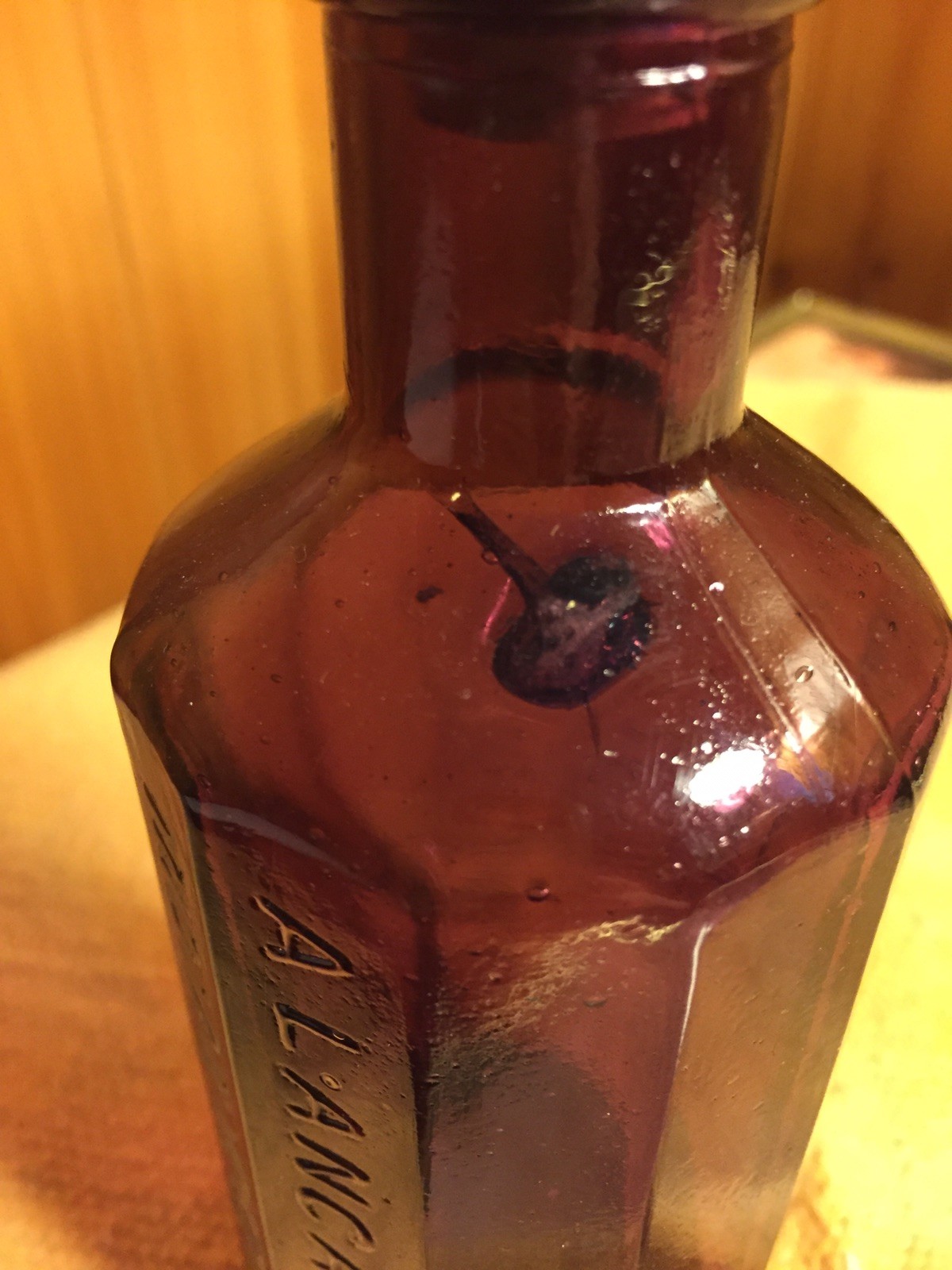 A. Lancaster’s Indian Vegetable Jaundice Bitters Wheaton Bottle