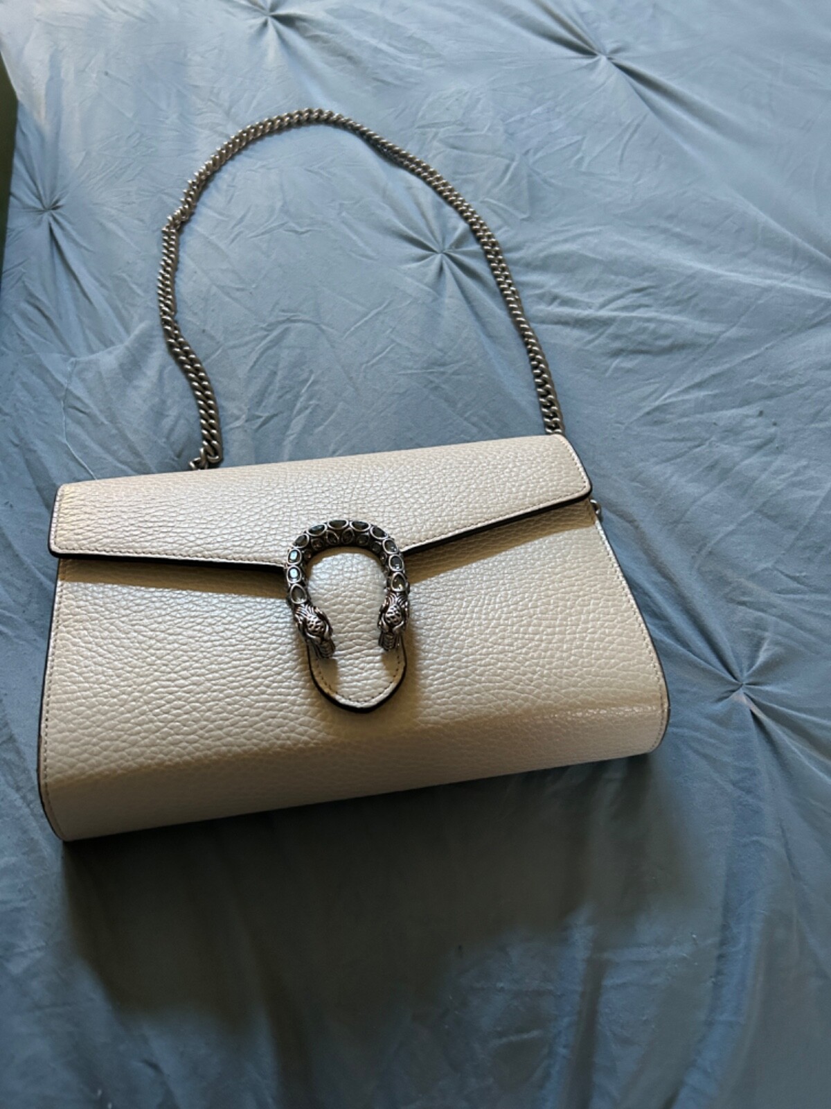 GUCCI Dionysus Mini Chain Bag Beige Leather NO RESERVE eBay