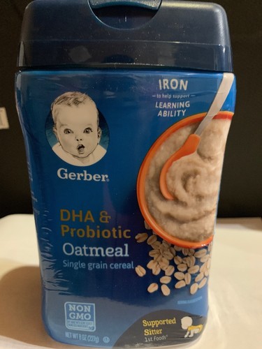 gerber dha probiotic oatmeal