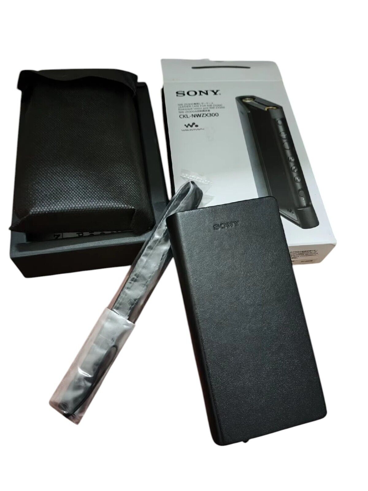 Used Genuine Leather Case CKL-NWZX300 For SONY WALKMAN NW-ZX300 ZX300A Used Genuine Leather Case CKL-NWZX300 For SONY WALKMAN NW-ZX300 ZX300A