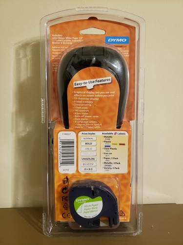 DYMO LetraTag LT-100H Handheld Label Maker for Office or Home 1749027 New