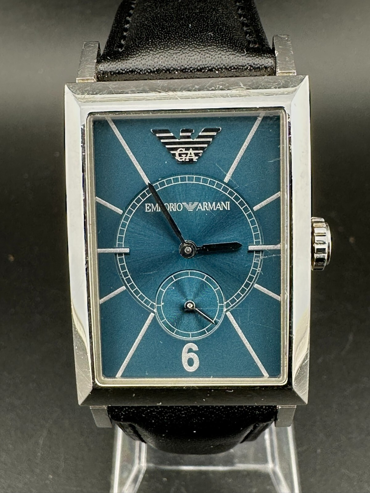 【新品電池】2794 EMPORIO ARMANI 腕時計 スモークガラス 新品電池】2794 EMPORIO ARMANI 腕時計 スモークガラス 時計