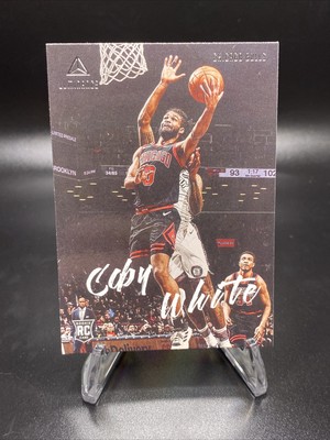 2019-20 Panini Chronicles Coby White #145 Luminance Rookie Card RC Chicago Bulls