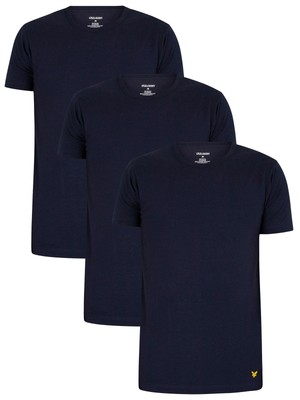 

Комплект из 3 мужских футболок с круглым вырезом Lyle - Scott Maxwell Lounge, синий