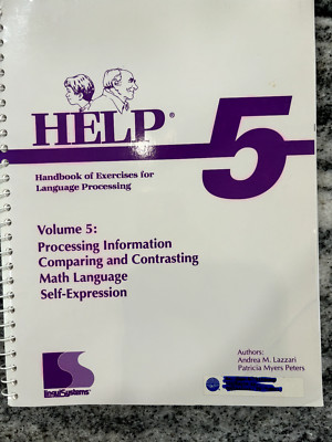 HELP 5 : Handbook of Exercises for Language Processing - Speech Therapy 