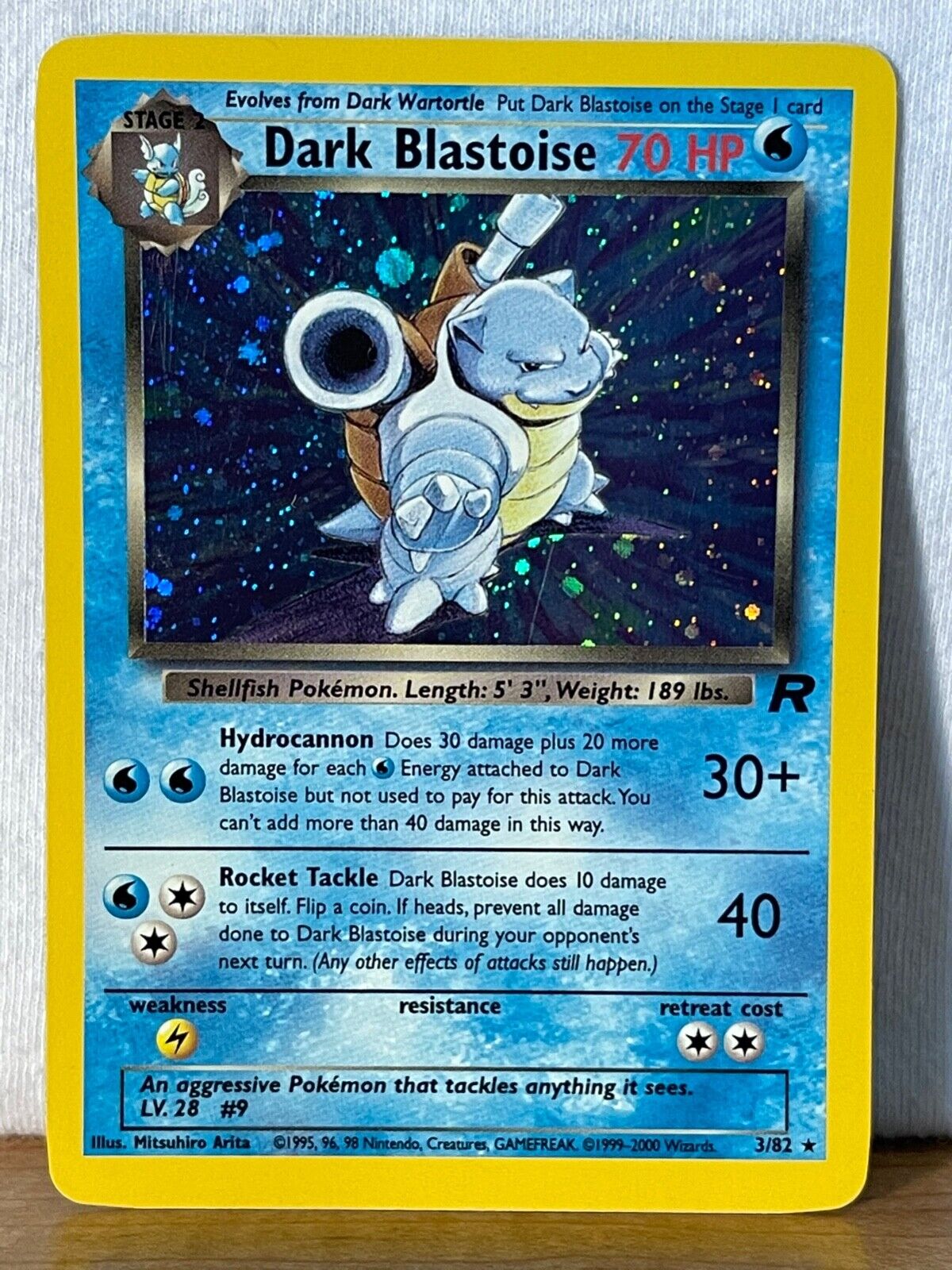 Pokemon Dark Blastoise 3/82 Team Rocket - Rare Holo | eBay Pokemon Dark Blastoise 3/82 Team Rocket - Rare Holo | eBay