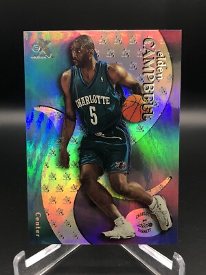 1999-00 Skybox E-X Elden Campbell #54 Charlotte Hornets