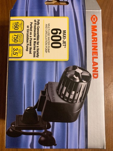 Marineland Maxi-Jet Pro 600 Multi-Use Water Pump & Powerhead 160/750GPH