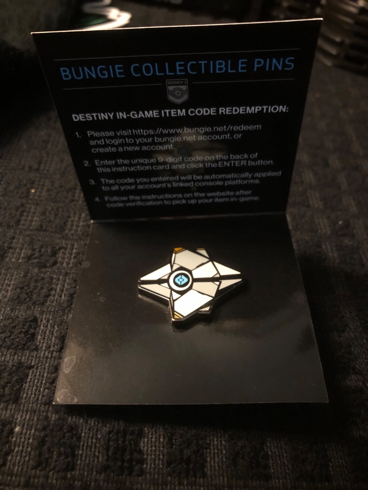 コレクテッドエビデンス = Collected Evidence : POST… Destiny 2 SECOND MARK of the COLLECTOR Emblem and Ghost Pin