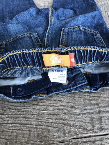 Old Navy Boys Denim Jeans 18-24 Months ABC 123 EUC