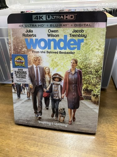 WONDER (2017 4K UHD + BLU-RAY + SLIPCOVER NO DIGITAL) JULIA