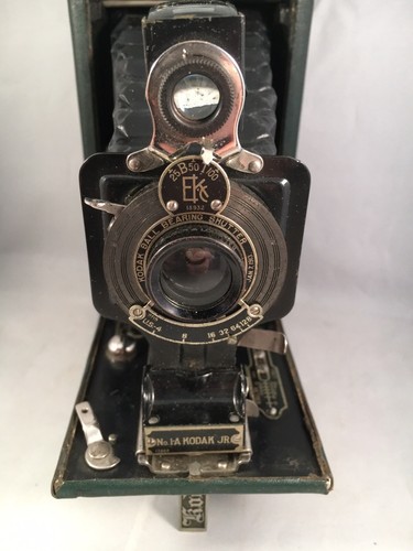 GREEN KODAK NO. 1A POCKET JUNIOR FOLDING CAMERA AS-IS