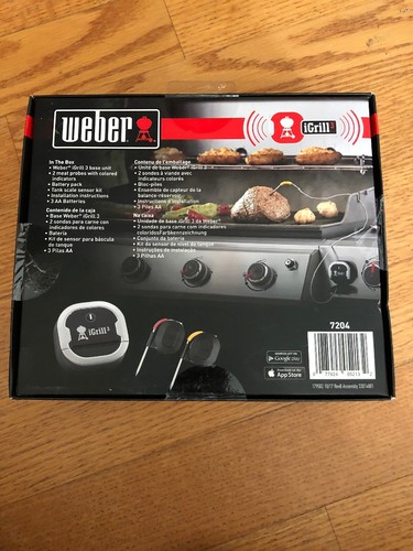 Weber iGrill3 Bluetooth Connected Thermometer 7204