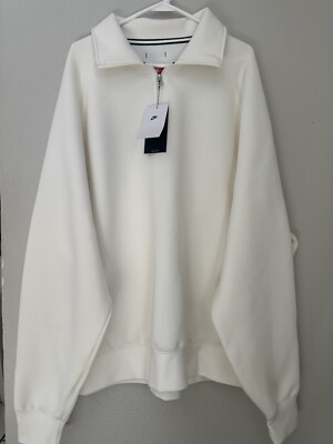 Nike Tech Fleece Reimagined 1/2-Zip Top Sail FN3399-133 Men's Size Large TT