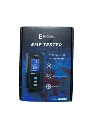 ERICKHILL Digital Electromagnetic Radiation Detector EMF Tester Model RT-100
