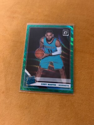 2019-20 Optic CODY MARTIN Fanatics Green Prizm Wave SP RC RATED ROOKIE