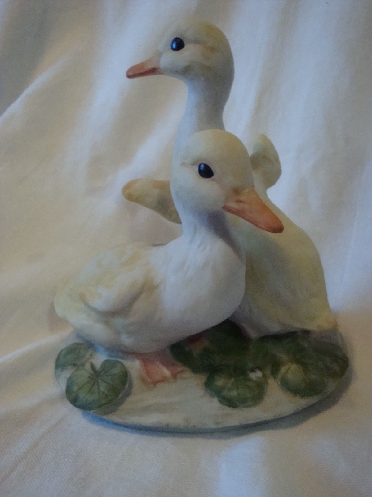 Home Interiors Ducks Figurine Masterpiece Porcelain 1982 EUC