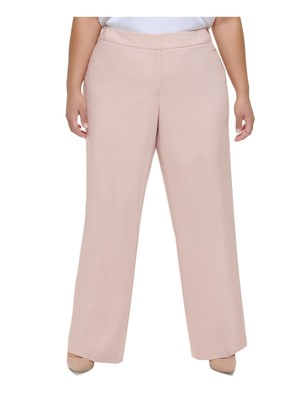 

CALVIN KLEIN Женские розовые рабочие брюки на молнии с регулируемой талией плюс 14 Вт, Розовый, X1JPL866