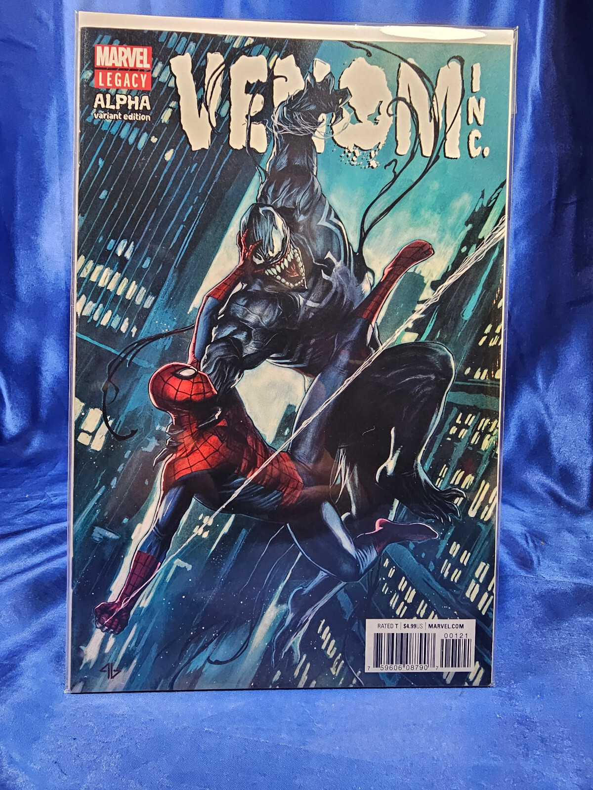 Marvel Comic Venom Inc. Alpha #1 Granov Variant Spider-man
