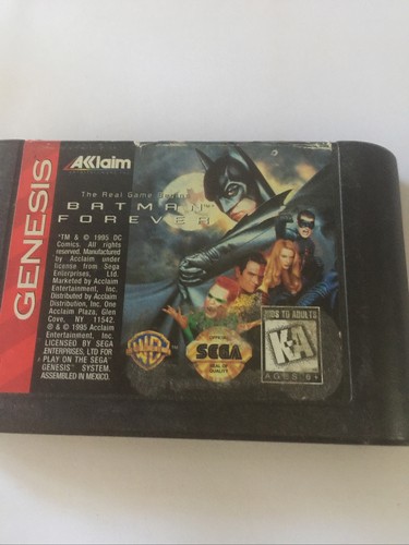 Nintendo Switch SEGA GENESIS GENESIS BATMAN FOREVER Batman Forever (Sega Genesis, 1995) for sale online | eBay