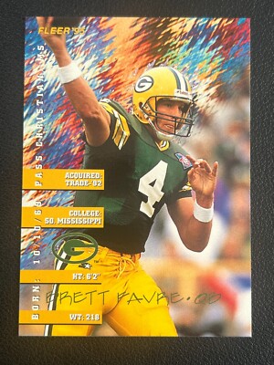 1995 Fleer Shell FACT - #12 Brett Favre
