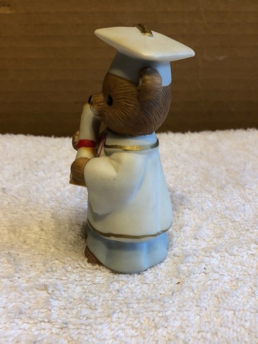 Homco Graduation Bear Figurine