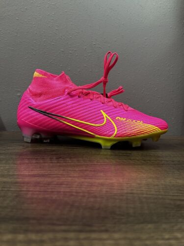 Pre-owned Nike Zoom Mercurial Superfly 9 Elite P Fg Pink Blast (fd0241-605) Multiple Sizes