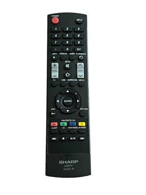 Genuine Sharp GJ221-R LCD TV Remote Control