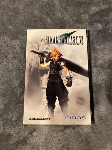 Final Fantasy VII 7 vintage PC game - Discs And Case - 4
