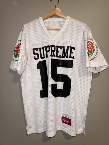 2013ss Supreme Roses Football Top シュプリーム Supreme Roses Football Top Black L Large jersey box logo