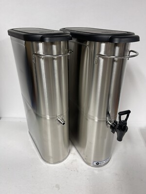 2-Pack Bunn 39600.0031 TDO-N-3.5 Narrow Iced Beverage Dispenser 3.5 Gal 1-Faucet